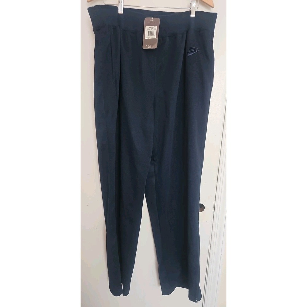Nike Men's Woven Basketball Sweat Pants 178268 Navy XXL. Zip Leg